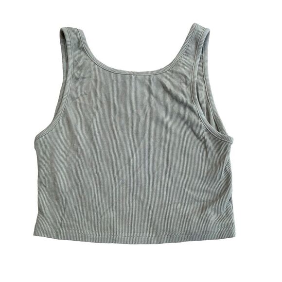 Comfrt Women’s M Rib Contour Tank Top Pine‎ Green Soft Casual Loungewear Sleep - Picture 3 of 4